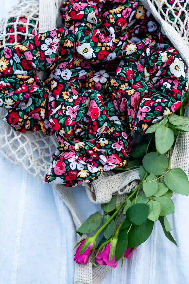 Floral Fantasy Scrunchie